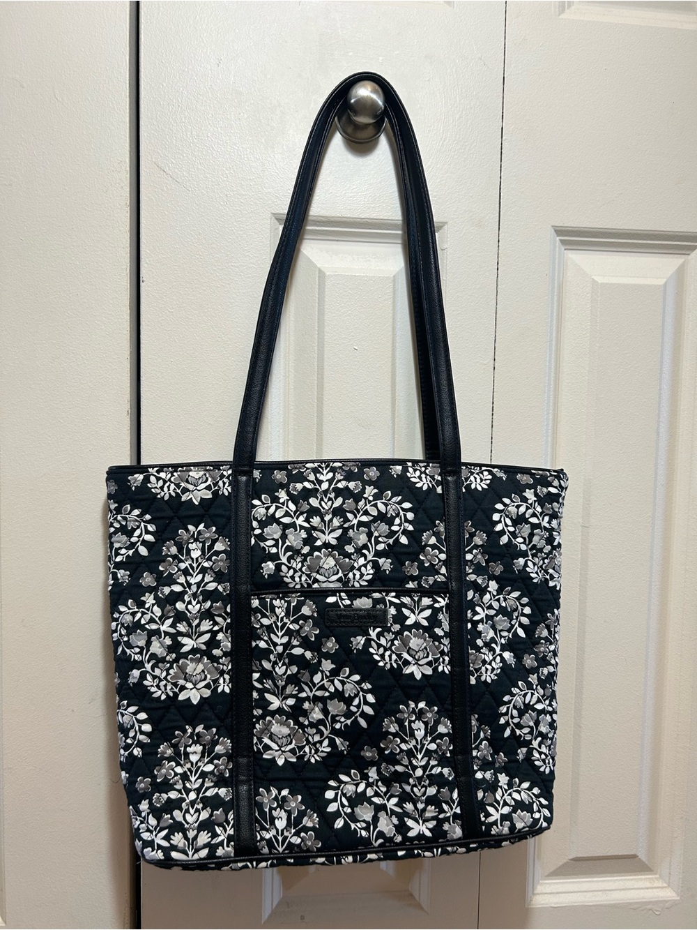 Vera Bradley Mandy black white gray shoulder bag NWOT